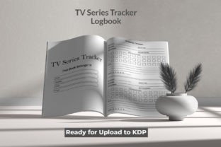 TV Series Tracker Logbook KDP Interior Gráfico Interiores KDP Por A.R Designer 2