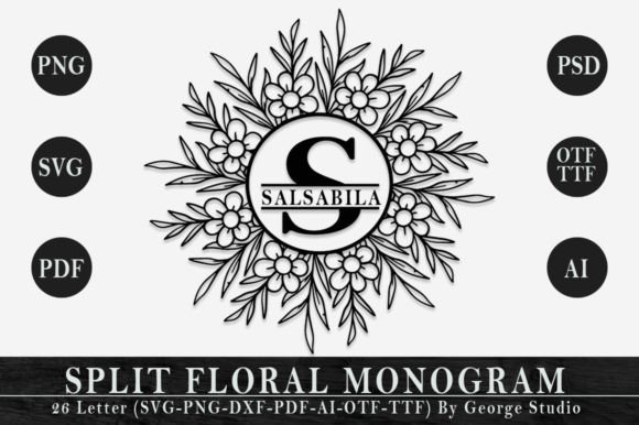 Salsabila Monogram Decorative Font By George Studio