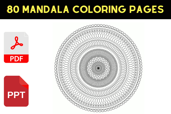 Mandala Coloring Pages Grafika Wnętrza KDP Przez Digize
