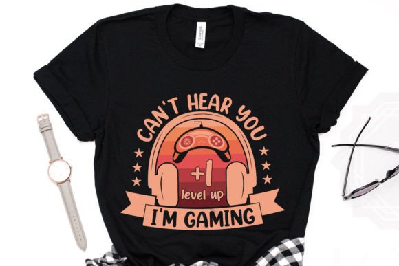 Can't Hear You Gaming Tshirt Vintage Graphic T-shirt Designs By LUXURY T-SHIRT STORE