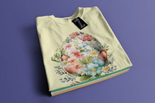 Cute Floral Easter Eggs Bundle Gráfico Diseños de Camisetas Por Zemira 13