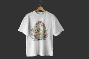 Cute Floral Easter Eggs Bundle Gráfico Diseños de Camisetas Por Zemira 8
