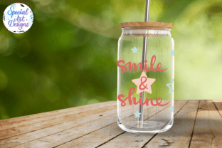 Smile and Shine | 16oz Glass Wrap Illustration Artisanat Par specialartdigitaldesigns 2
