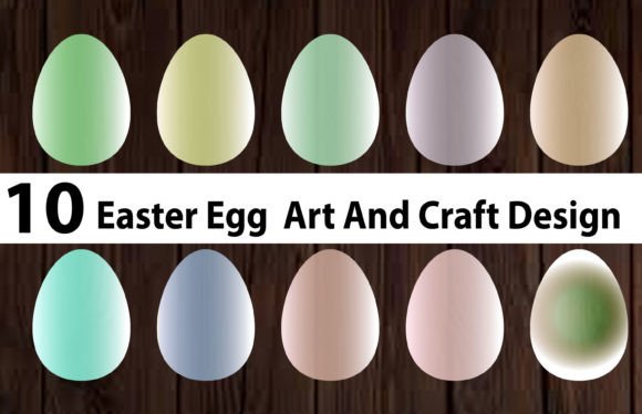 Easter Egg Art and Craft Design Gráfico Manualidades Por DESIGN STORE