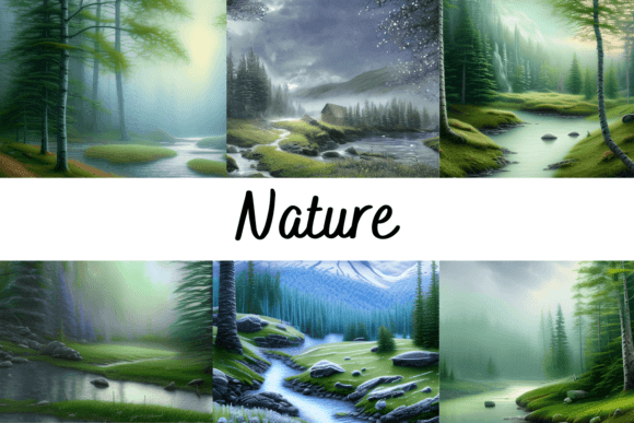 Nature Graphic Backgrounds By PrintYourArt