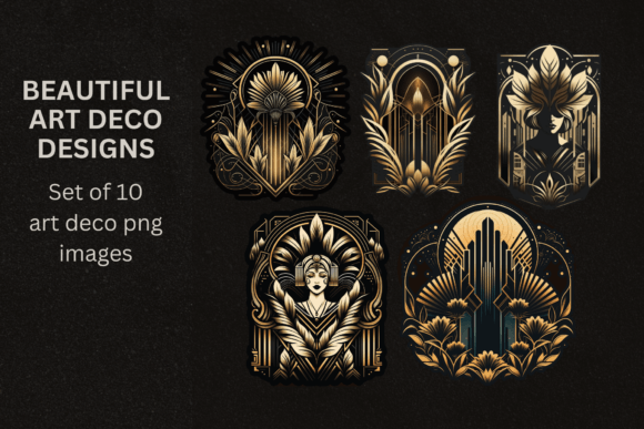 Beautiful Art Deco Designs Graphic Illustrations By Alavays
