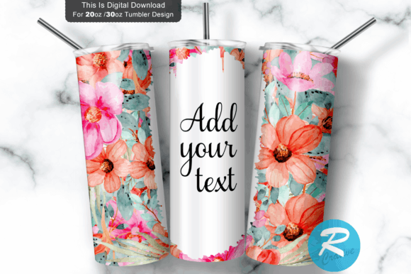 Roses Flower 20 Oz / 30 Oz Tumbler PNG Graphic Crafts By Regulrcrative