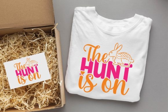 The Hunt is on/Easter Svg Graphic T-shirt Designs By svgdesignsstore07