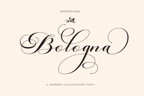 Bologna Script & Handwritten Font By hrzstudio92