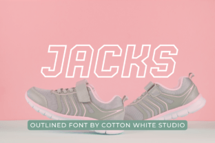 Jacks Display Font By Cotton White Studio 1