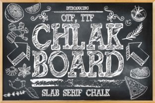 Chalkboard Slab-Serif-Schriftarten Schriftart Von Minimalistartstudio 1