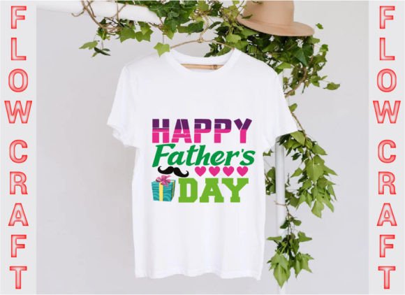 Happy Father's Day Grafik T-shirt Designs Von FlowCraft