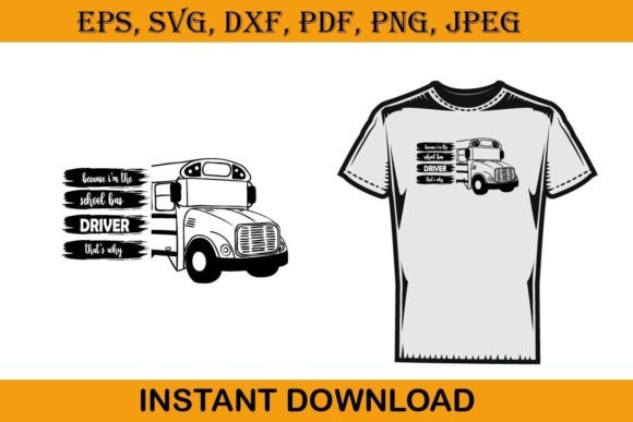 School Bus Driver Appreciation T-SHIRT Graphic T-shirt Designs By Hungry Art