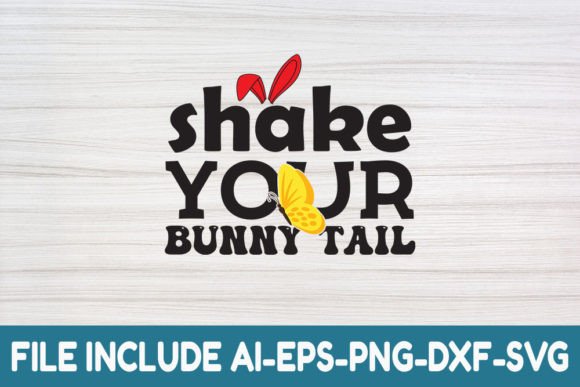 Shake Your Bunny Tail -Easter Svg Gráfico Manualidades Por Craft Home