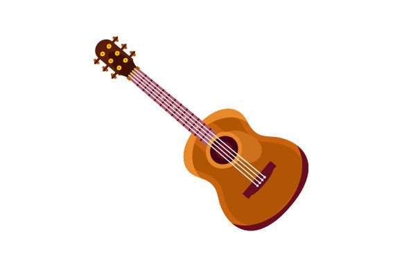 Guitar Music Fichier de Découpe pour les Loisirs créatifs Par Creative Fabrica Crafts