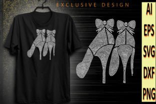 Heel Rhinestone Templet Design Graphic T-shirt Designs By TRANSFORM20 2