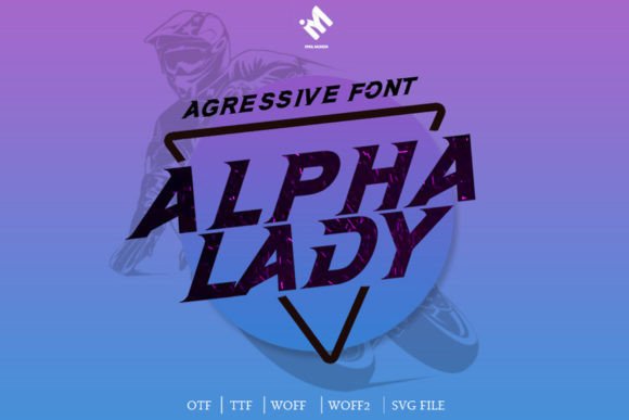 Alpha Lady Slab Serif Font By iyhulmonsta