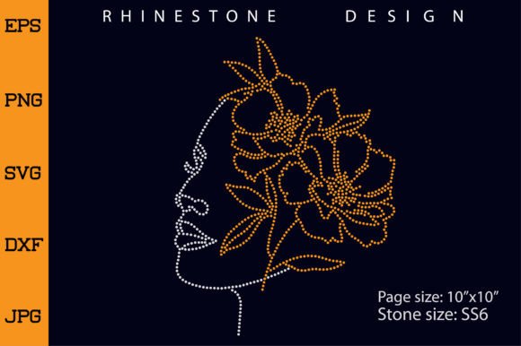 Awesome Girls Speak Rhinestone Template Graphic Crafts By creative rhinestone