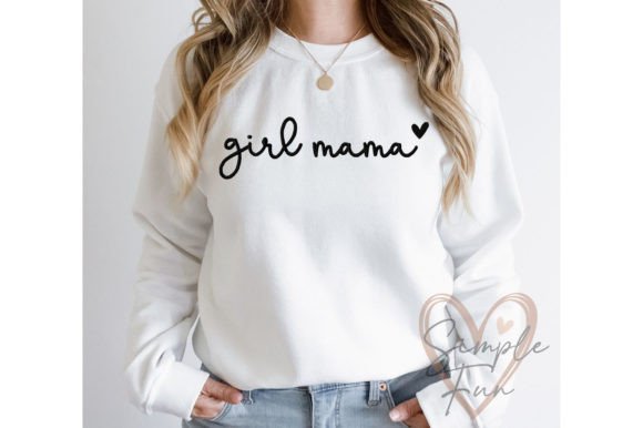 Girl Mama Embroidery Mother Embroidery Design By Simple Fun