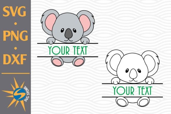 Split Koala Graphic Crafts By SVGStoreShop