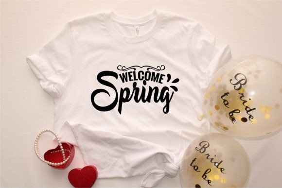Welcome Spring Svg Graphic Crafts By MOTHER SHOP 789