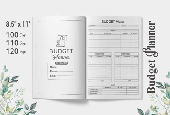 Budget Planner-Kdp Interior Graphic KDP Interiors By KDP Roadmap