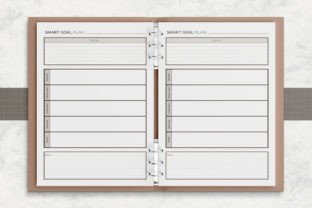 SMART Goal Planner | Printable Template Graphic KDP Interiors By JUNDI 4