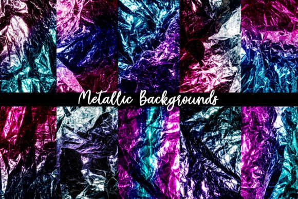 Shiny Metallic Background Photography Graphic Abstract By squeebcreative