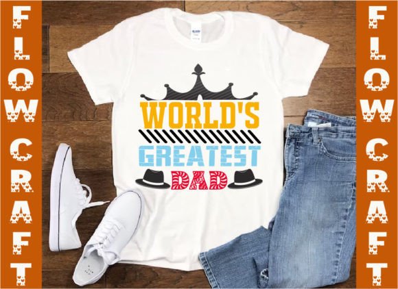 World's Greatest Dad Gráfico Diseños de Camisetas Por FlowCraft