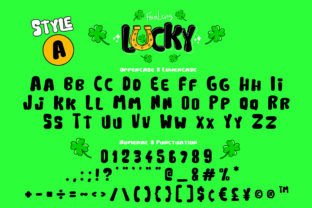 Felling Lucky Display Font By keng graphic 2