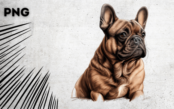 French Bulldog Illustration Illustrations AI Par NESMLY