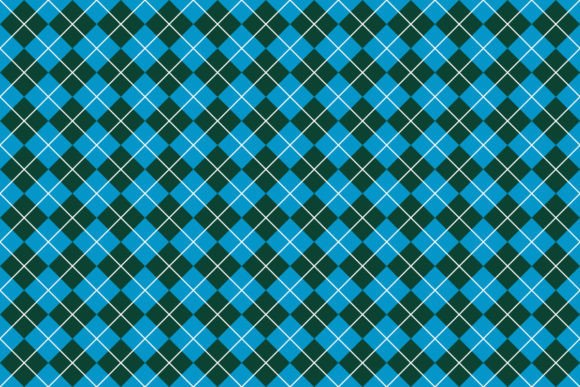 Green and Blue Seamless Argyle Pattern Graphic Patterns By CutePik