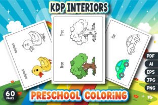 Preschool Coloring Book for Kdp Graphic KDP Interiors By Pick Craft 1
