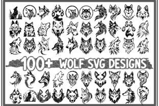 Wolf Clipart Bundle Graphic Print Templates By Inky Scrap 1