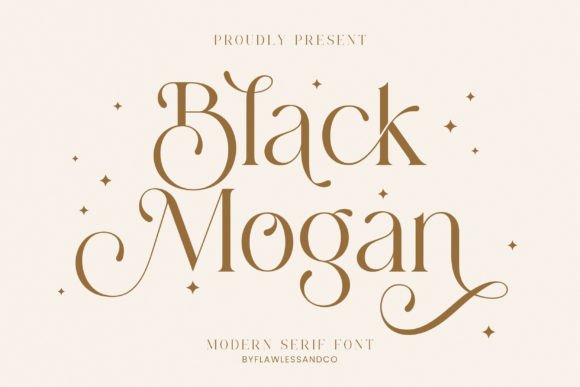 Black Mogan  Serif Font By Flawless And Co