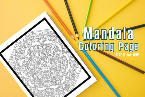 Adult Mandala Coloring Page for KDP V.2 Gráfico Páginas y libros para colorear Por N-paTTerN