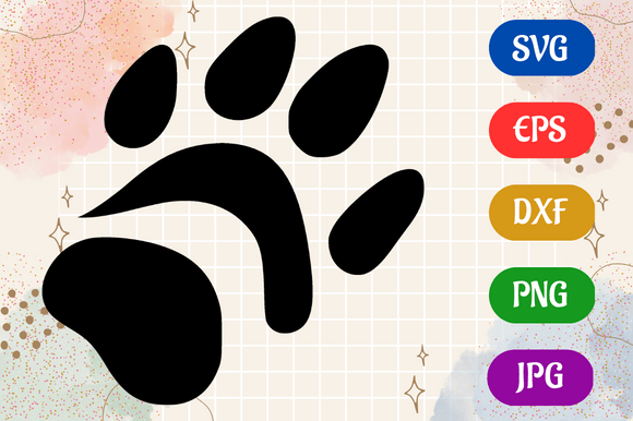 Dog Paws Graphic AI Illustrations By Creative Oasis