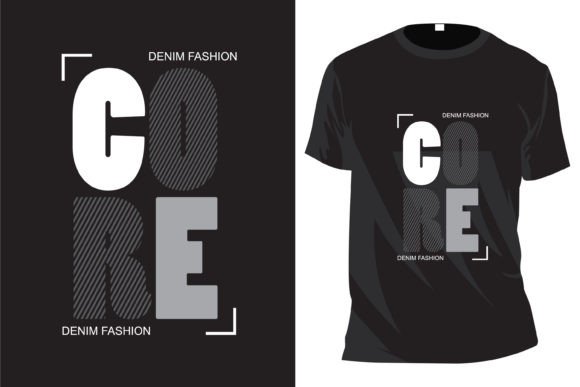 Denim Fashion Core Graphic T-shirt Designs By Creative Tees