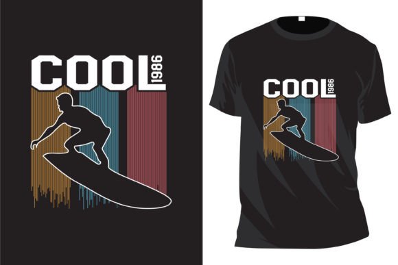 Surfing Cool Graphic T-shirt Designs By Creative Tees