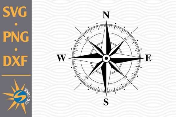 Compass Gráfico Manualidades Por SVGStoreShop
