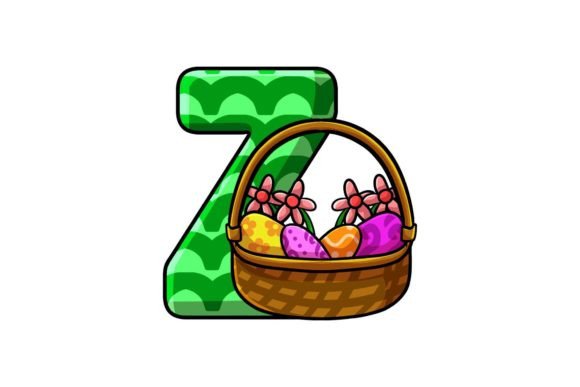 Cute Easter Egg Alphabet Z Illustrations Graphic Illustrations By pohonrindangstudio