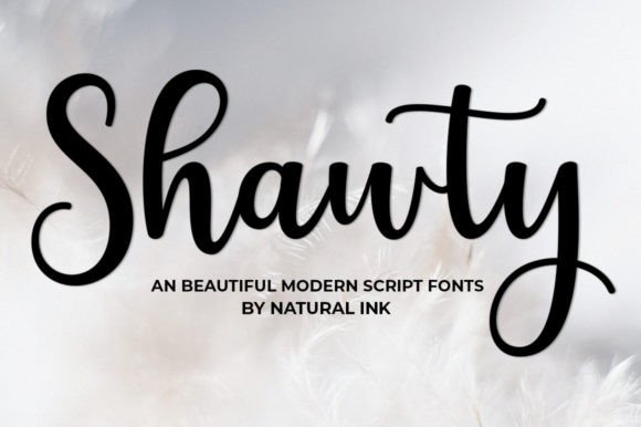 Shawty Script Script & Handwritten Font By Natural Ink