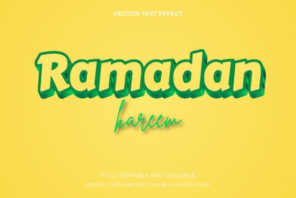 Text Effect Ramadan Word Font Style Graphic Layer Styles By pixellardesign