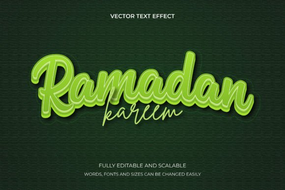 Text Effect Ramadan Word Font Style Graphic Layer Styles By pixellardesign