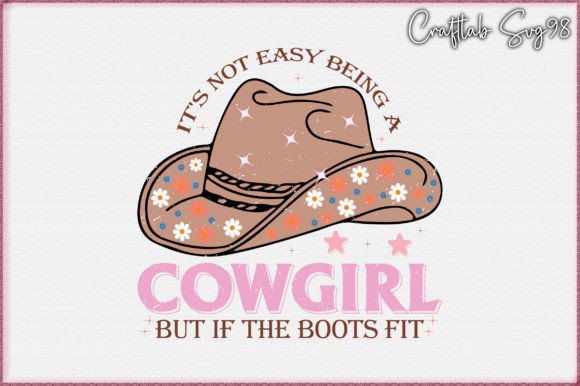 Western Cowgirl Quote SVG Design Gráfico Artesanato Por Craftlab98