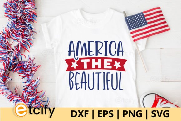 America the Beautiful Graphic Crafts By etcify