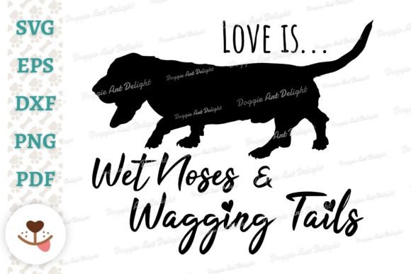 Basset Hound Dog Quote Svg Png Cut File Graphic Crafts By Doggie Art Delight