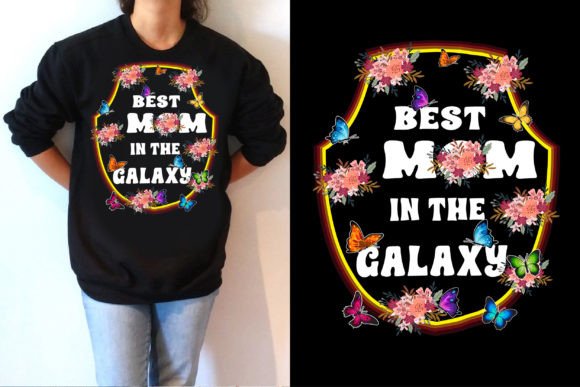 Mother's Day T-shirt-Best Mom in the G.. Graphic T-shirt Designs By TANIA KHAN RONY