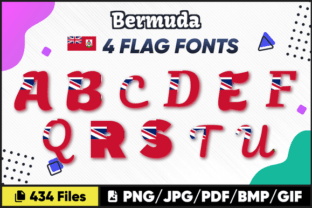 Bermuda Font Afbeelding Crafts Door fromporto 1