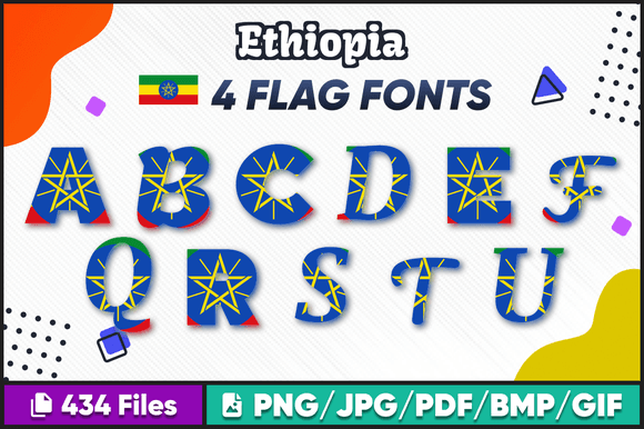 Ethiopia Font Afbeelding Crafts Door fromporto
